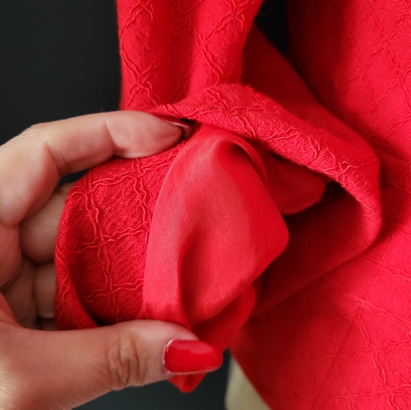 Vintage Lagerfeld red blazer holt renfrew - Picture 4 of 8